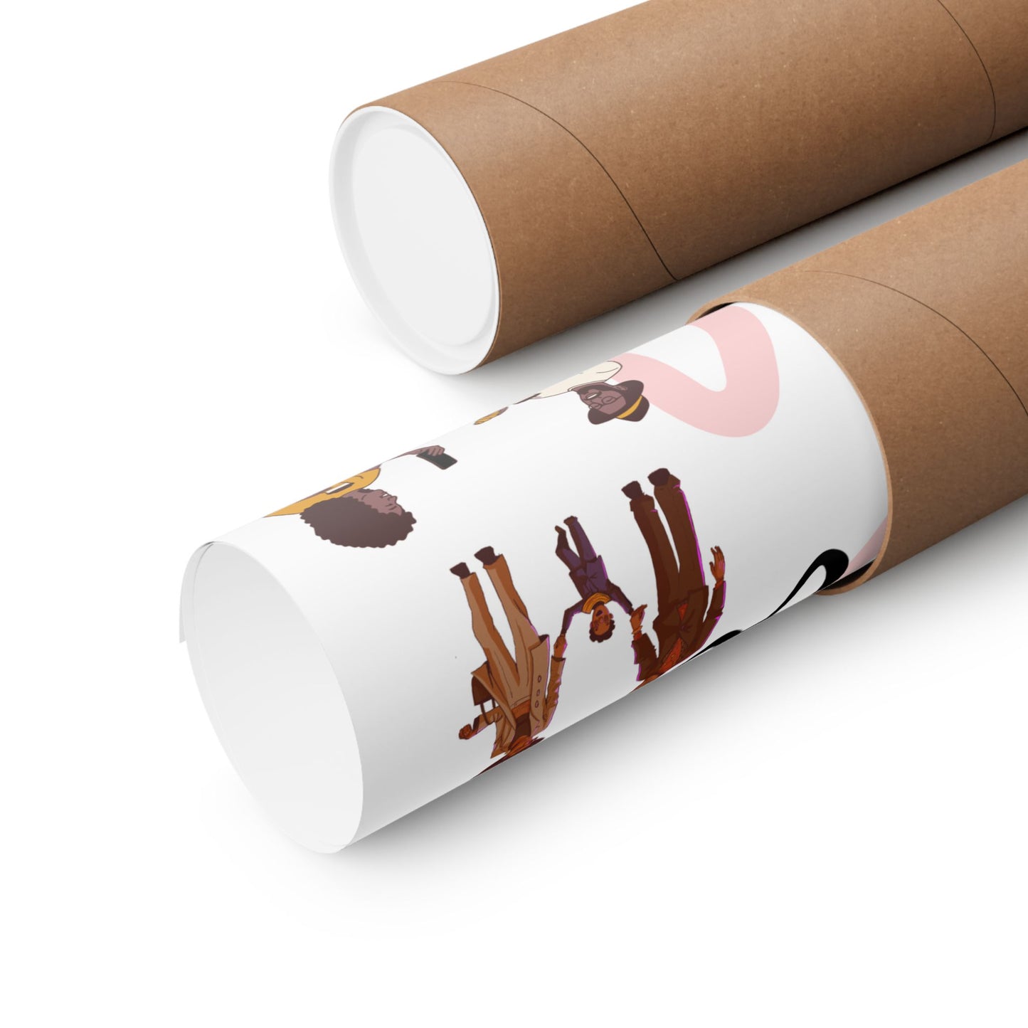 Black Love Matte Vertical Posters