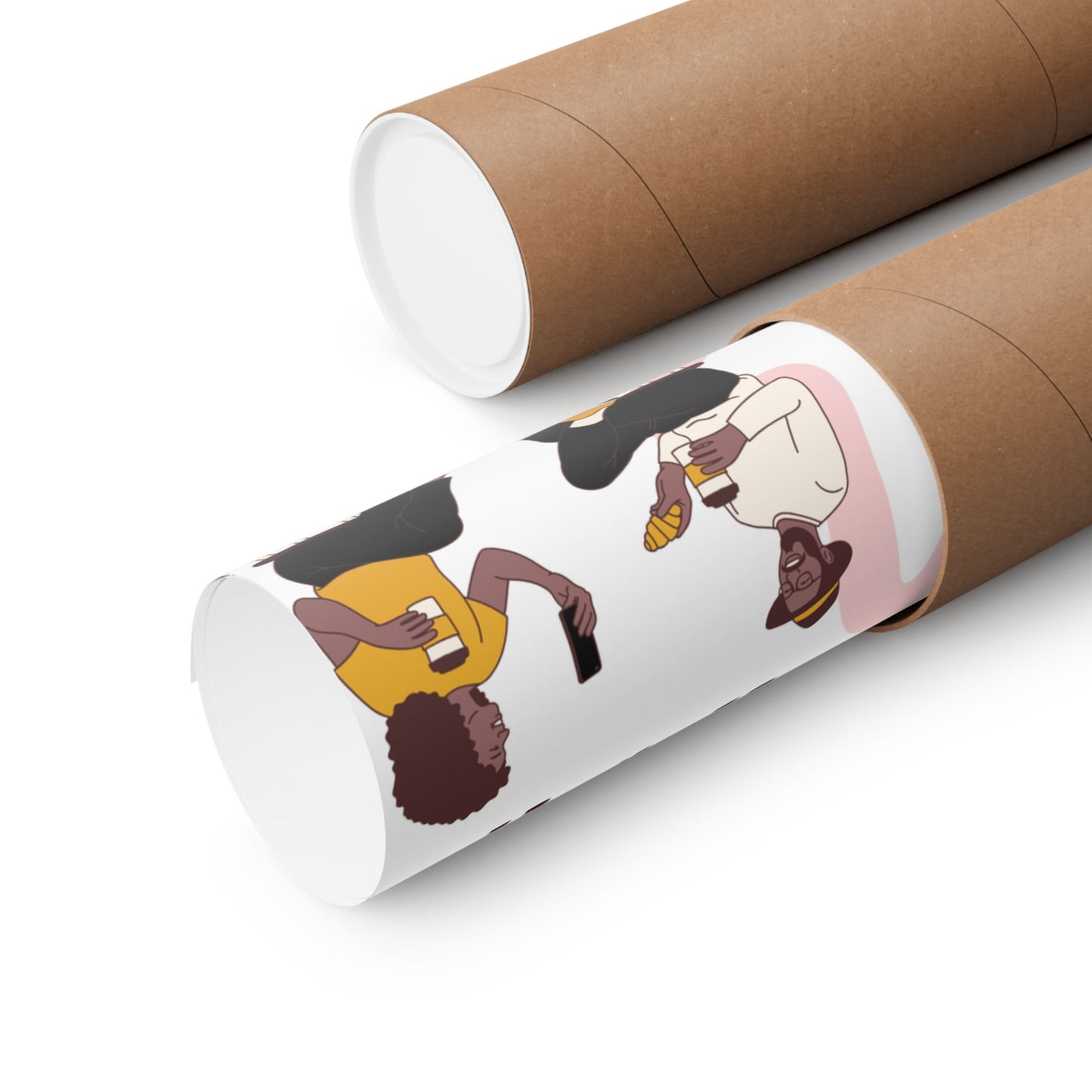 Black Love Matte Vertical Posters