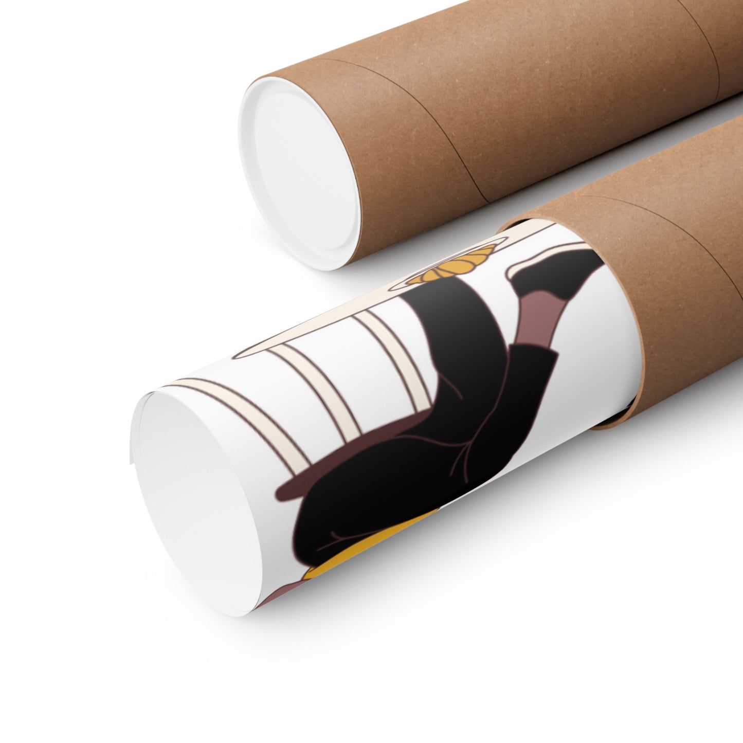 Black Love Matte Vertical Posters