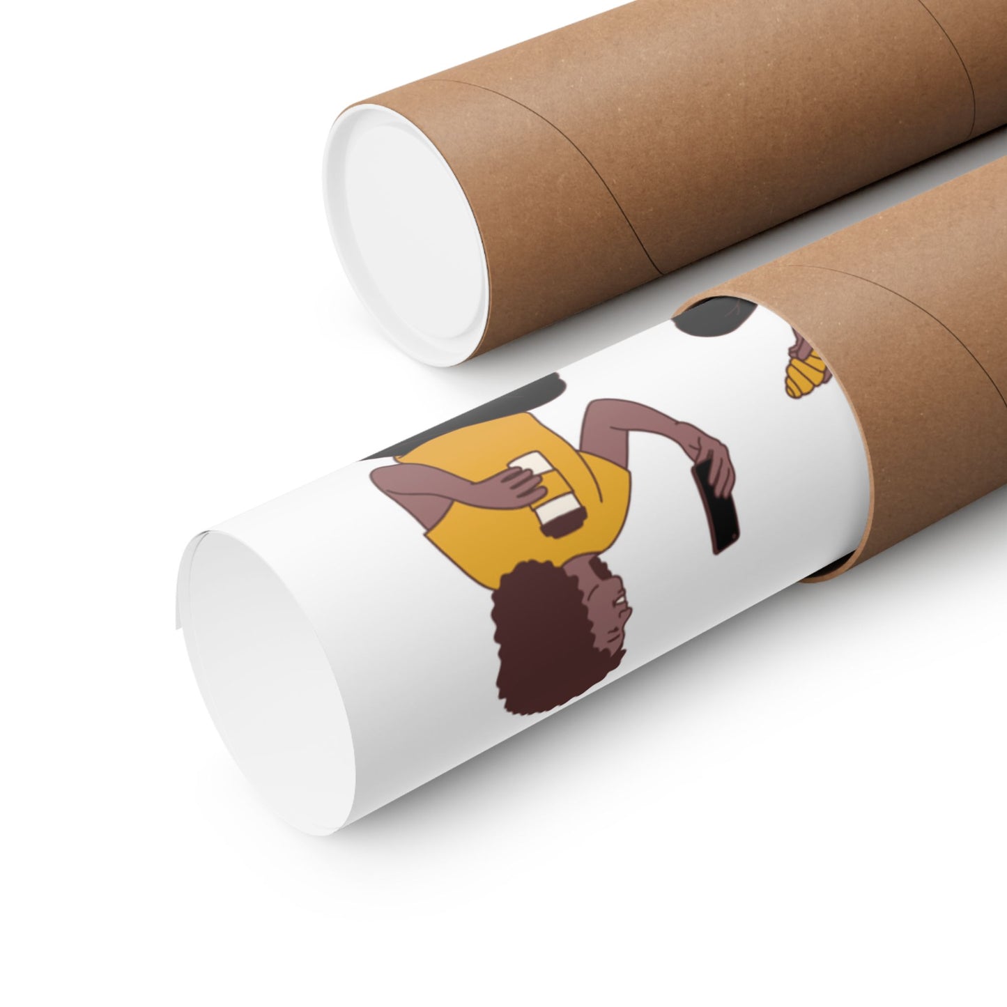 Black Love Matte Vertical Posters