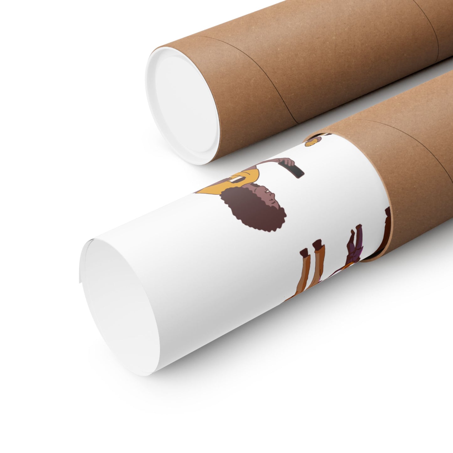 Black Love Matte Vertical Posters