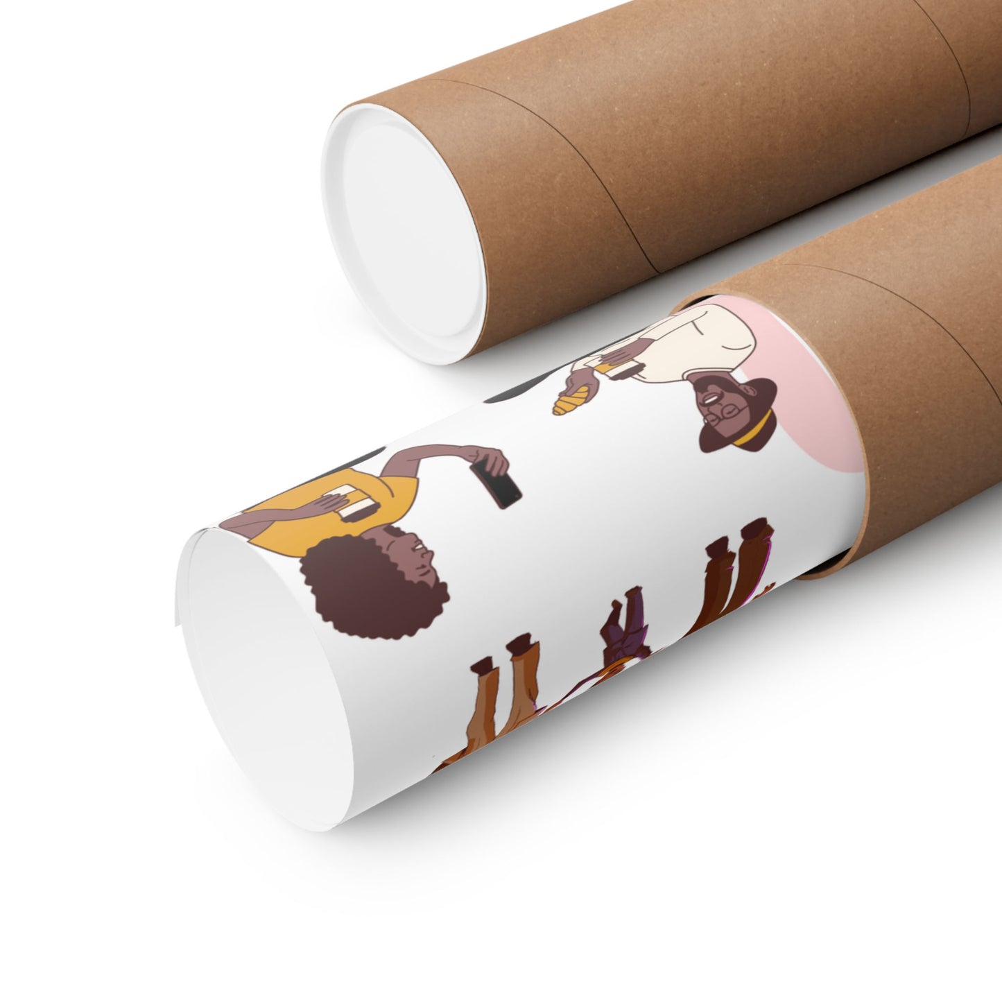 Black Love Matte Vertical Posters