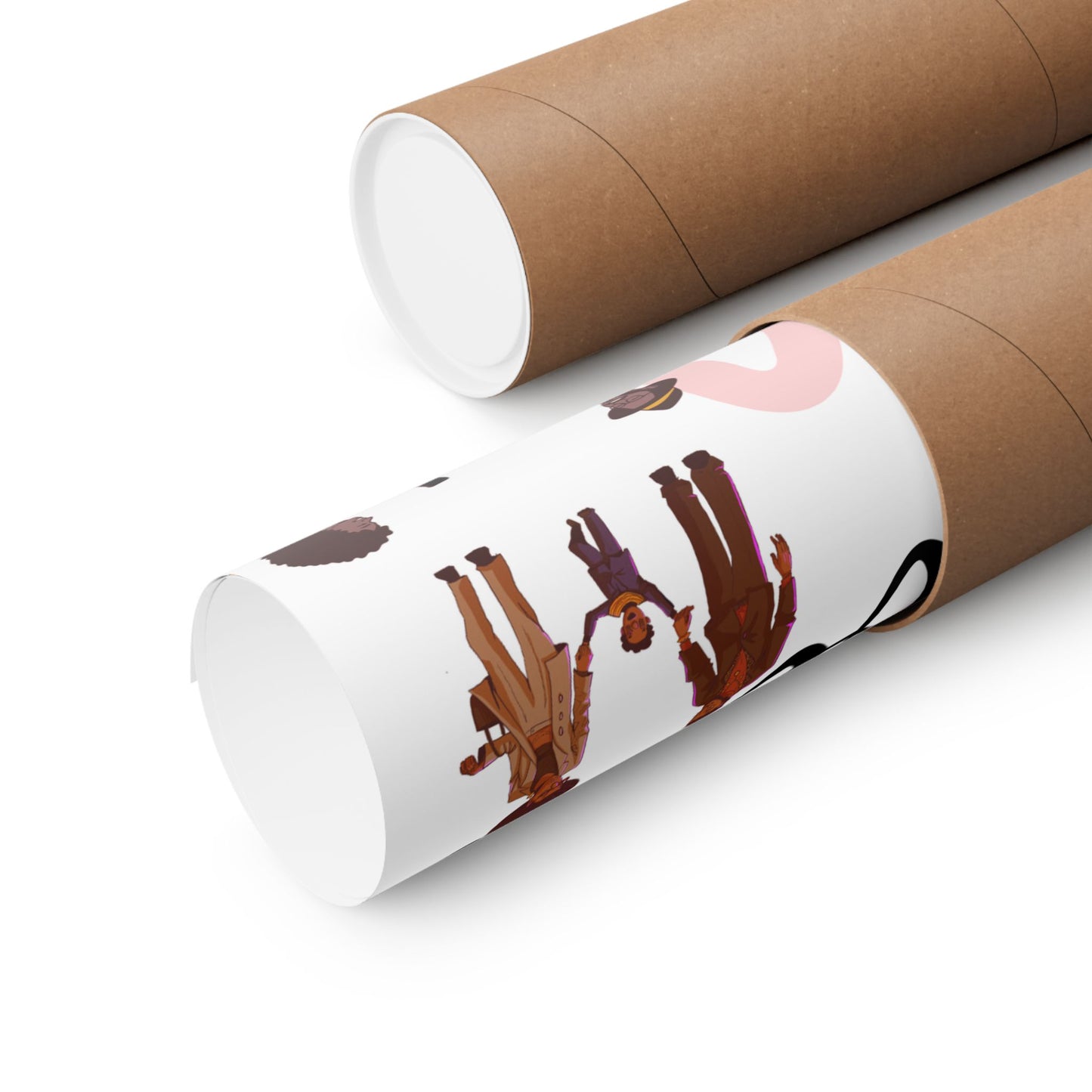 Black Love Matte Vertical Posters