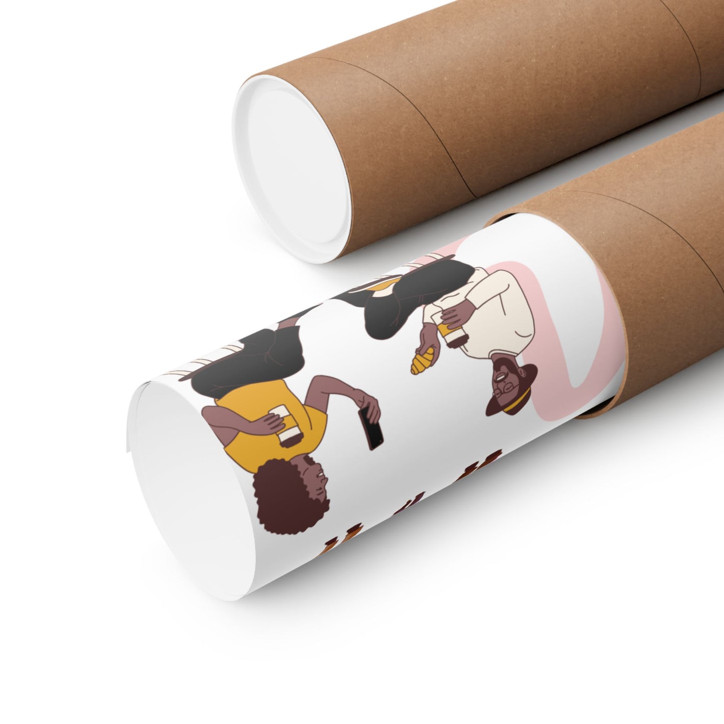 Black Love Matte Vertical Posters