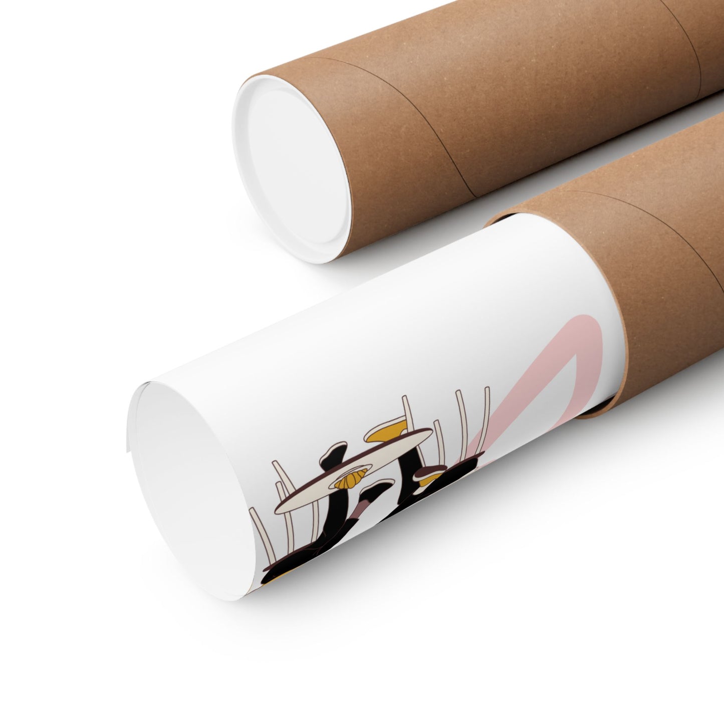 Black Love Matte Vertical Posters