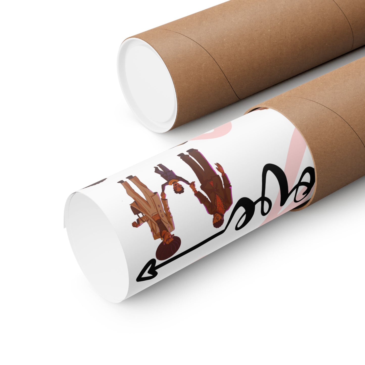 Black Love Matte Vertical Posters